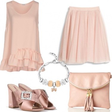 Outfit Rosa pesca