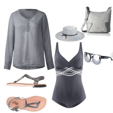 Outfit Mare grigio