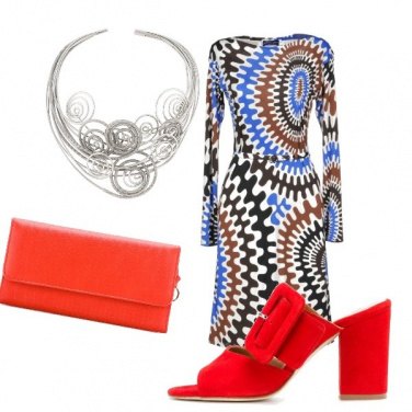 Outfit Geometrie sul vestito
