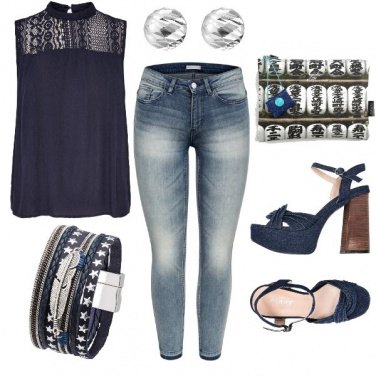 Outfit Viaggio nel Blue