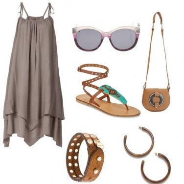 Outfit Abito grigio