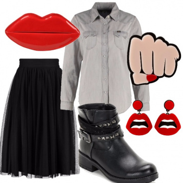 Outfit Gonna in tulle
