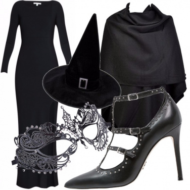 Outfit Total black per halloween