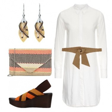Outfit Lo chemisier portalo così