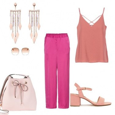 Outfit Sfumature di Rosa
