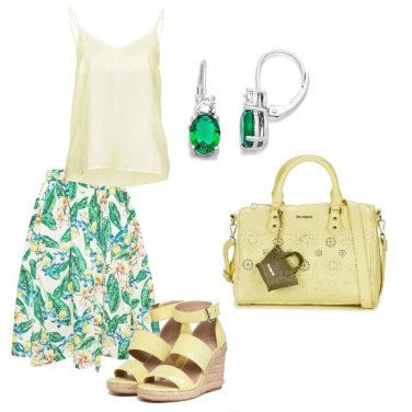 Outfit Giallo glam