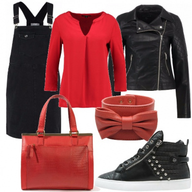 Outfit Bambolina in sneakers