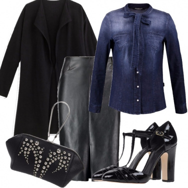 Outfit Pelle e jeans