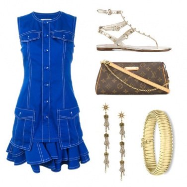 Outfit Il vestito di jeans