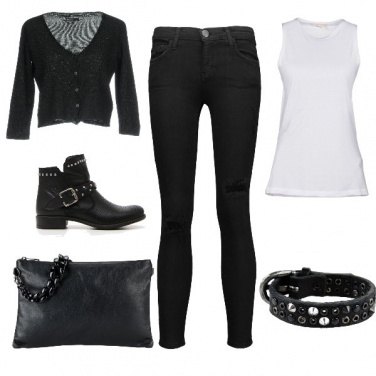 Outfit Simple Rock