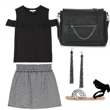 Outfit Bianco e nero