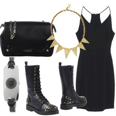 Outfit Lo stivale borchiato