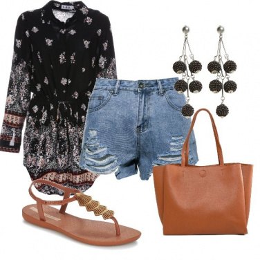 Outfit Con la casacca etnica