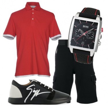 Outfit Black and Red