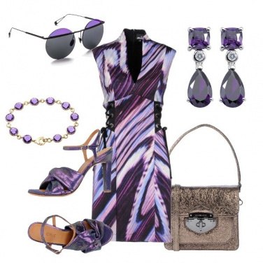 Outfit Raffinatezza viola