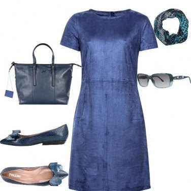 Outfit Blu petrolio style