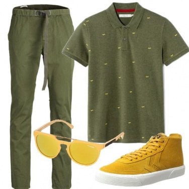 Outfit Natural green