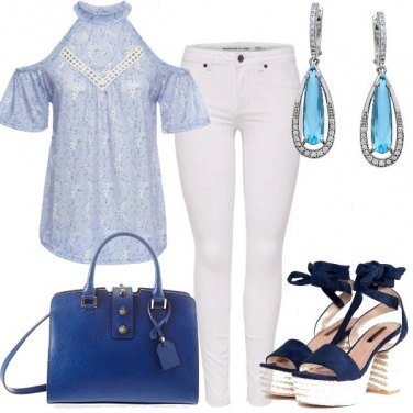 Outfit Romantica con i pantaloni
