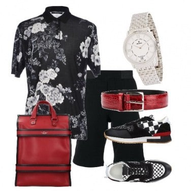 Outfit Il rosso e il nero