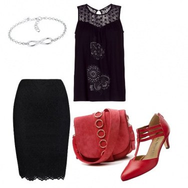 Outfit La scarpetta rossa