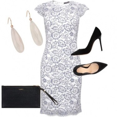 Outfit Bianco e nero top