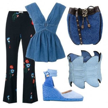 Outfit Oggi mi sento tenera e rock