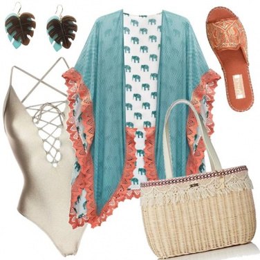 Outfit Poncho e costume