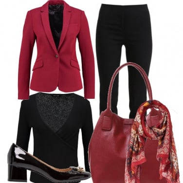 Outfit Rosso e nero