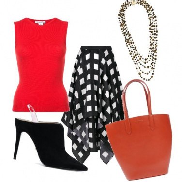Outfit La gonna a quadri