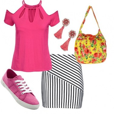 Outfit Contrasti in gioco