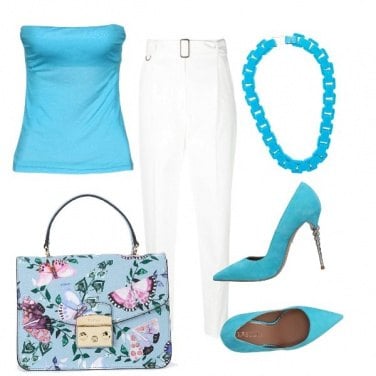 Outfit Borsa floreale