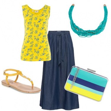 Outfit Sole turchese