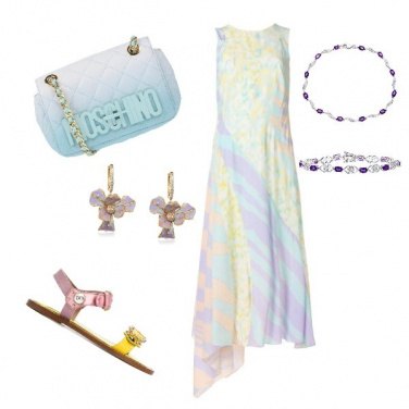 Outfit Regina arcobaleno