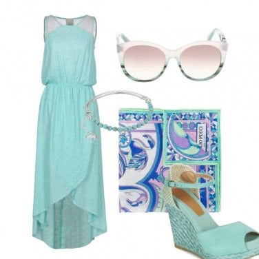 Outfit Mermaid blue outfit