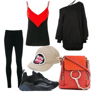 Outfit Stilosa con le leggings