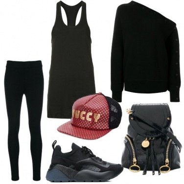 Outfit Quasi total black