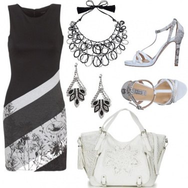 Outfit Desigual black and white