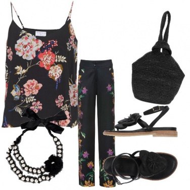 Outfit Serata floreale