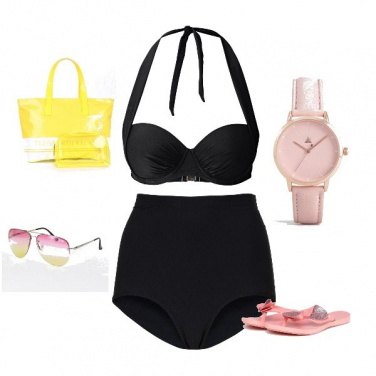 Outfit Una giornata glamour al mare.
