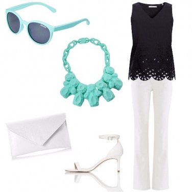 Outfit Azzurro Tiffany