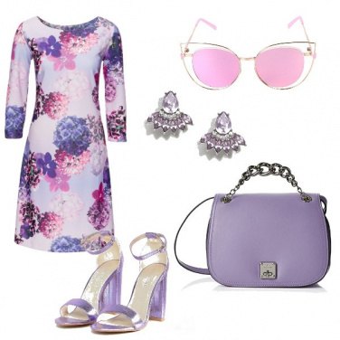 Outfit Viola porta fortuna