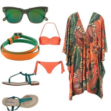 Outfit Verdearancio beach wear