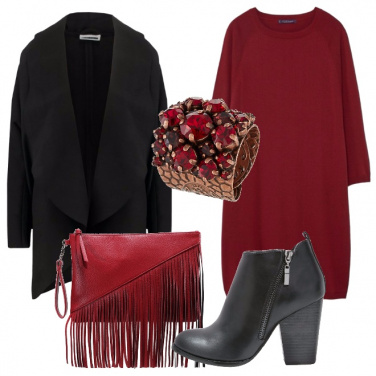 Outfit Rosso che passione