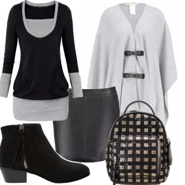 Outfit Una calda mantella
