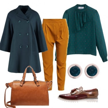 Outfit Verde ed ocra