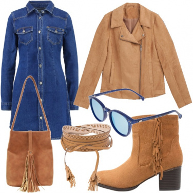 Outfit Jeans e scamosciato