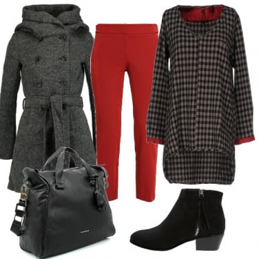 Outfit Basta un po\' di rosso