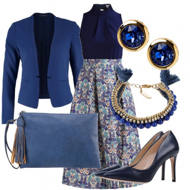 Outfit Autunno in blu
