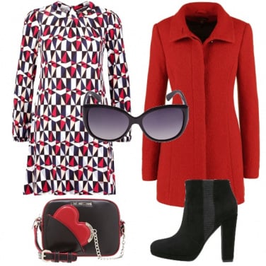 Outfit Rosso cuore