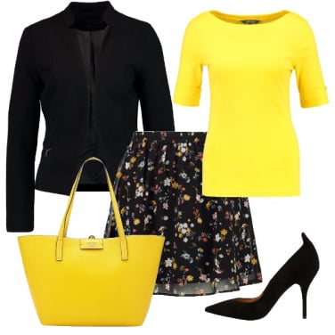 Outfit Gonna floreale